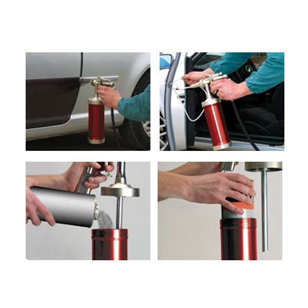 F160/S TMD1 - PROFESSIONAL Airbrush with UPPER CUP - Thermo-manometer - IN CASE - Ani F160/S TMD1 - PROFESSIONAL Airbrush with UPPER CUP - Thermo-manometer - IN CASE - Ani